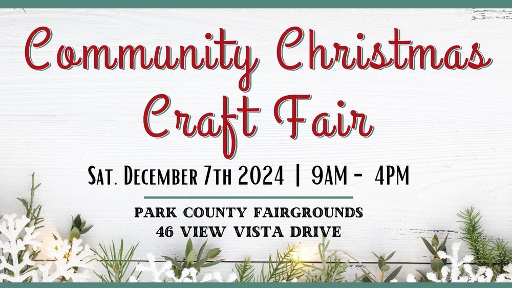 Community Christmas Fair Banner. 